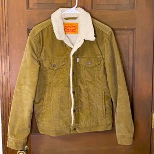 Levi’s Corduroy Sherpa Lined Trucker Jacket